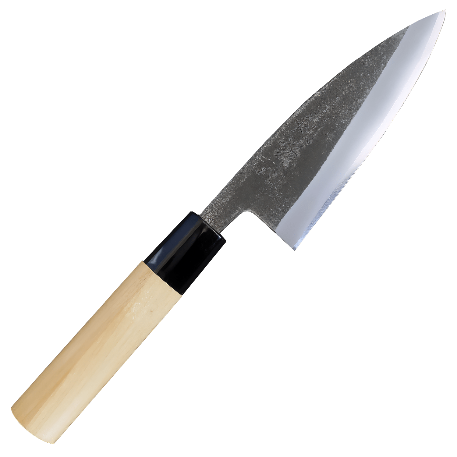 Tsurugi Kenshin Ajikiri Knife 120mm magnolia handle - 剣謙心 Tsurugi KenshinAjikiri Knife