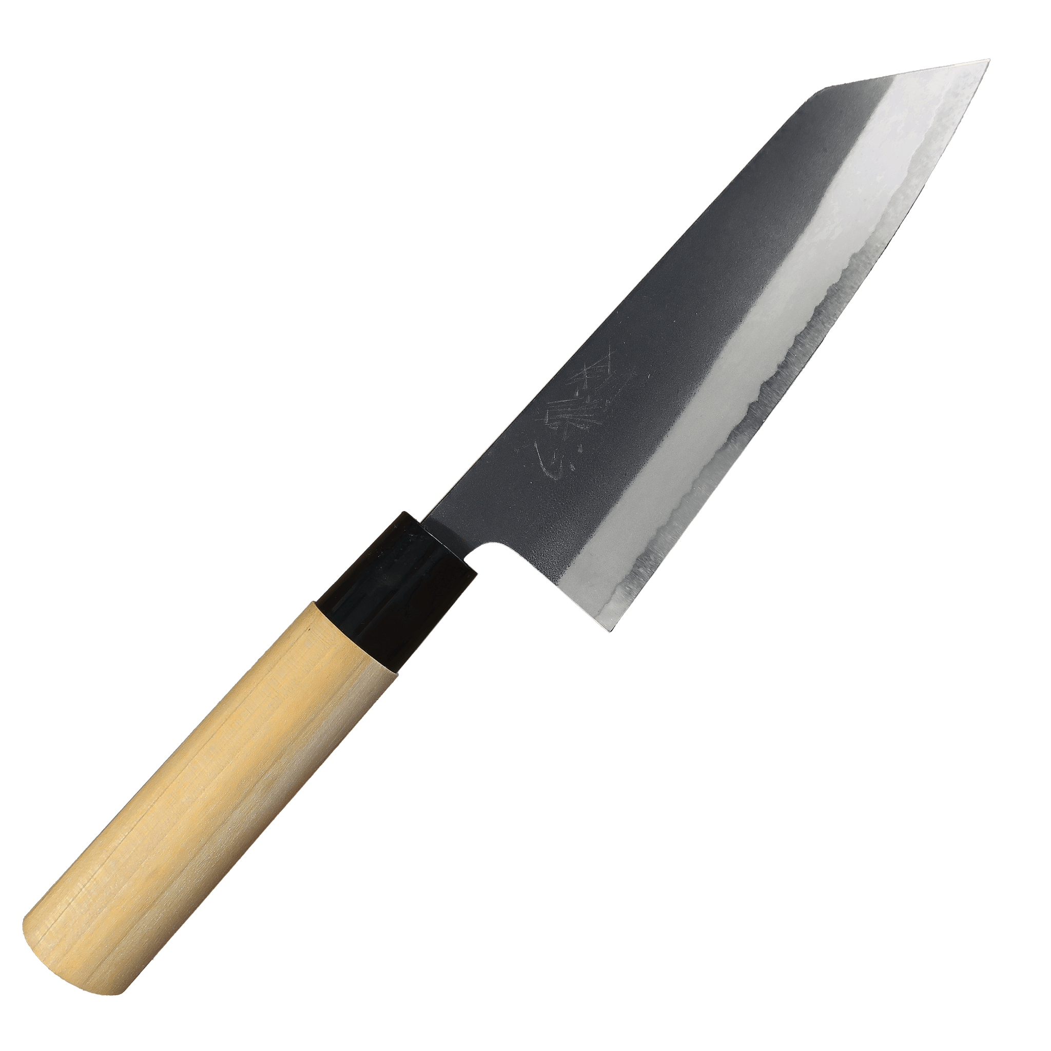 Tsurugi - Kenshin Kurouchi Santoku Knife 165mm Shirogami No. 2 - 剣謙心 Tsurugi KenshinSantoku Knife